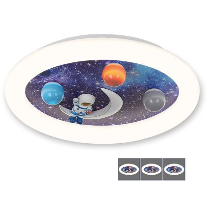 BRILAGI - LED-Kinder-Deckenleuchte ASTRO LED/60W/230V 3000/4500/6000K Ø 51 cm