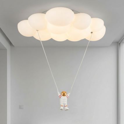 Brilagi - LED-Kinder-Deckenleuchte ASTRO LED/77W/230V weiß