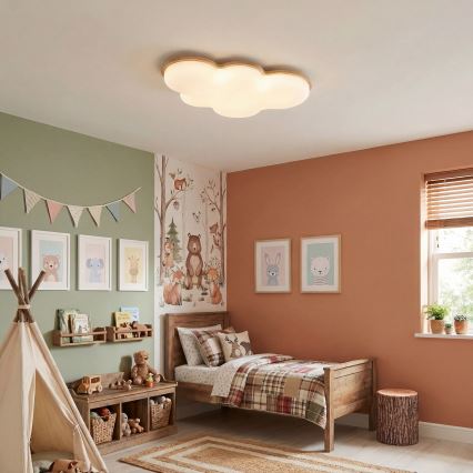 Brilagi - LED Kinder-Deckenleuchte CLOUD LED/54W/230V weiß