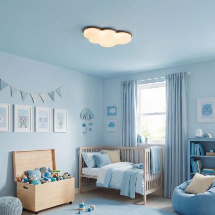 Brilagi - LED Kinder-Deckenleuchte CLOUD LED/54W/230V weiß