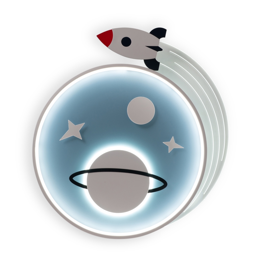 Brilagi - LED-Kinder-Deckenleuchte STARSHIP LED/64W/230V 3000/4500/6000K blau