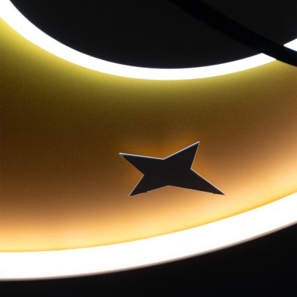 Brilagi -LED Kinder-Deckenleuchte STARSHIP LED/64W/230V 3000/4500K gelb