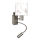 Brilagi - LED Kinder flexible Wandleuchte BOBO 1xE27/25W/230V + LED/3W mattchrom/cremefarben/Häschen