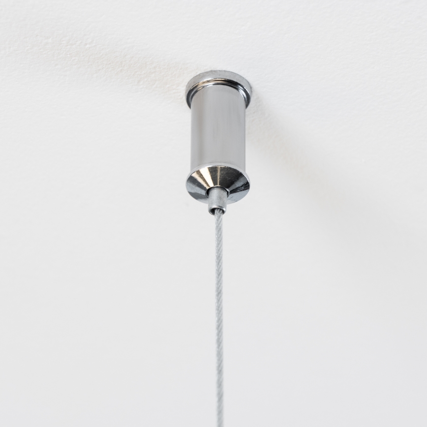 Brilagi - LED-Kronleuchter an Aufhängung MILLA 15xG9/3W/230V glänzendes Chrom/rauchig