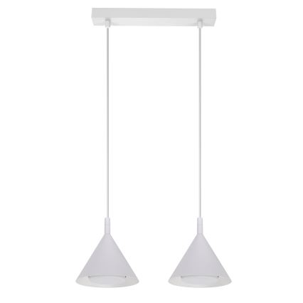 BRILAGI - LED Lampada a sospensione con cavo CONE DOUBLE 2xGX53/15W/230V bianca