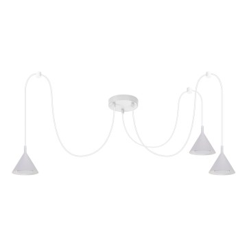 BRILAGI - LED Lampada a sospensione con cavo CONE TRIPLE SPIDER 3xGX53/15W/230V bianca