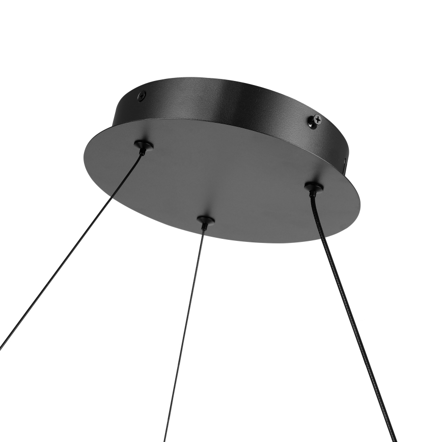 Brilagi - Lampada a sospensione dimmerabile su cavo TWISTER LED/48W/230V 3000-6000K Ø 50 cm nero + telecomando