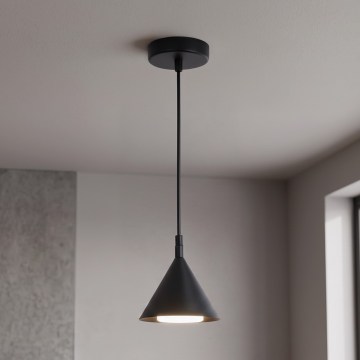 BRILAGI - LED Lampada a sospensione su cavo CONE SINGLE 1xGX53/15W/230V nera