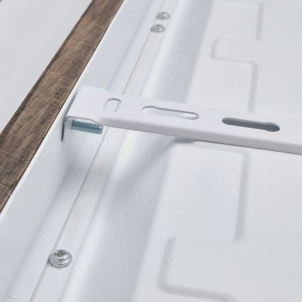 Brilagi - Plafoniera da bagno a LED WOODY FRAME LED/40W/230V 60x60 cm IP44 rovere noce
