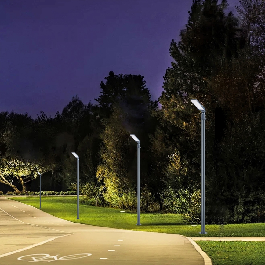 Brilagi - Lampione stradale LED per esterni con palo e snodo da 3 m URBANLIGHT LED/50W/230V antracite IP65