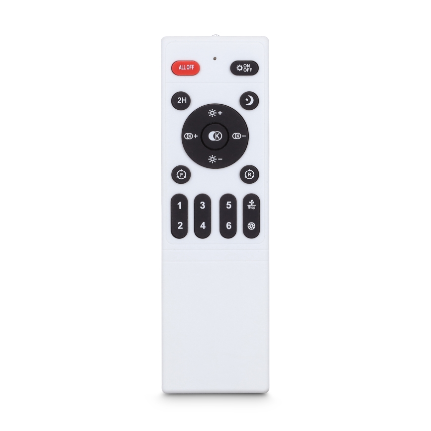 Brilagi - LED Plafoniera dimmerabile con ventilatore LED/30W/230V 3000-6500K bianco/rovere + telecomando