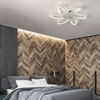 Brilagi - Lampada da soffitto dimmerabile a LED con ventilatore LED/50W/230V 3000-6500K bianco + telecomando