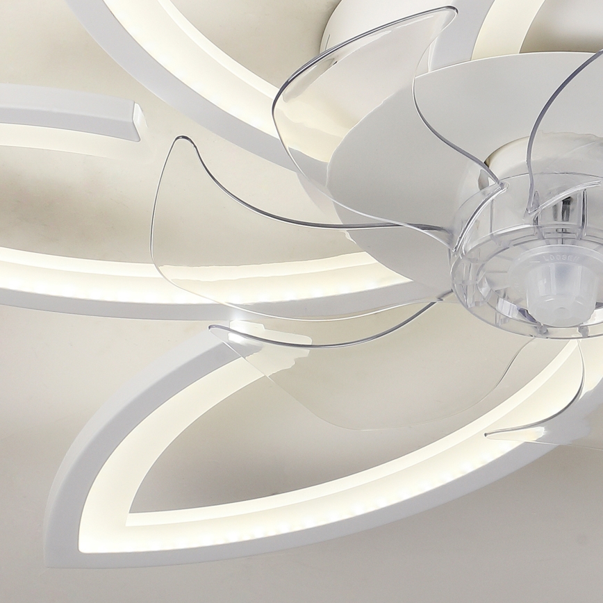 Brilagi - Lampada da soffitto dimmerabile a LED con ventilatore LED/50W/230V 3000-6500K bianco + telecomando