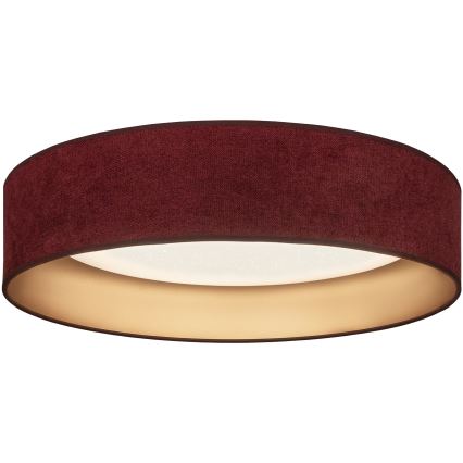 Brilagi - Plafoniera da soffitto LED dimmerabile VELVET SMARTIX STARS, 24W/230V, temperatura colore regolabile 3000-6000K, Ø 45 cm, bordeaux/oro, Wi-Fi Tuya Beacon + telecomando
