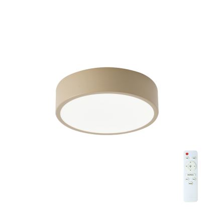 Brilagi - Plafoniera LED dimmerabile POOL LED/18W/230V 3000-6000K 20 cm beige + telecomando