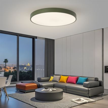 Brilagi - Lampada LED dimmerabile POOL SMART LED/128W/230V Ø 100 cm 3000–6000K Wi‑Fi Tuya + telecomando verde
