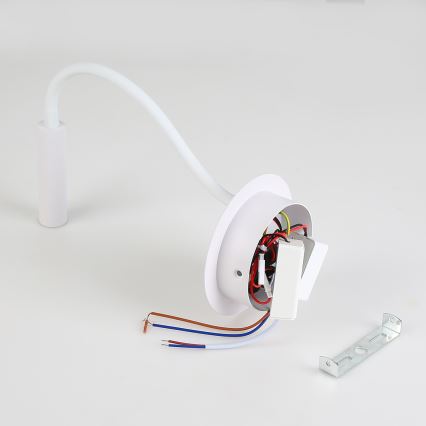 Brilagi - LED Lampada flessibile da muro con porta USB MAYA LED/3W/230V 4000K bianco