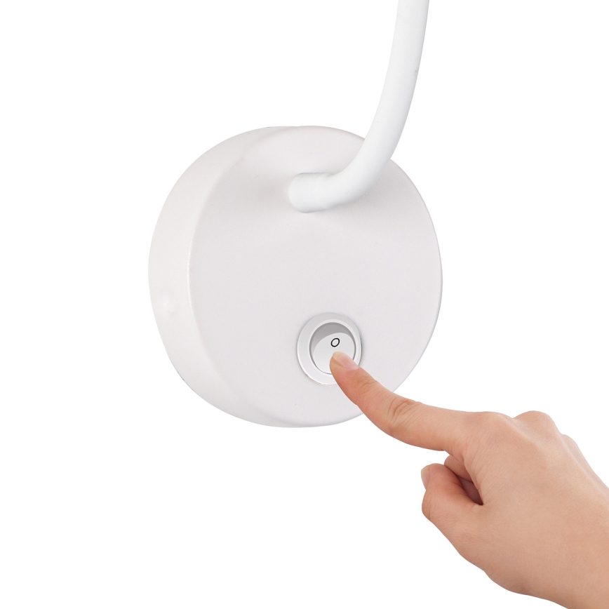Brilagi - LED Lampada flessibile da muro MAYA LED/3W/230V 4000K bianco/oro