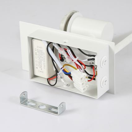 Brilagi - LED Lampada flessibile da muro NUBILA 1xE27/25W/230V + LED/3W bianco