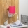 Brilagi - LED Lampada flessibile da muro NUBILA 1xE27/25W/230V + LED/3W bianco/rosa