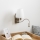 Brilagi - LED Lampada flessibile da muro NUBILA 1xE27/25W/230V + LED/3W cromo opaco/bianco