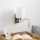 Brilagi - LED Lampada flessibile da muro NUBILA 1xE27/25W/230V + LED/3W cromo opaco/bianco