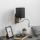 Brilagi - LED Lampada flessibile da muro NUBILA 1xE27/25W/230V + LED/3W cromo opaco/nero