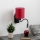 Brilagi - LED Lampada flessibile da muro NUBILA 1xE27/25W/230V + LED/3W nero/Pompeiana rosso