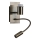 Brilagi - LED Lampada flessibile da muro NUBILA 1xE27/25W/230V + LED/3W ottone