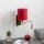 Brilagi - LED Lampada flessibile da muro NUBILA 1xE27/25W/230V+LED/3W ottone/Pompeiana rosso