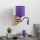 Brilagi - LED Lampada flessibile da muro NUBILA WOOD 1xE27/25W/230V + LED/3W quercia/viola