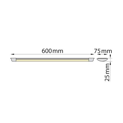 Brilagi - LED Lampada fluorescente AVERO LED/16W/230V 60 cm