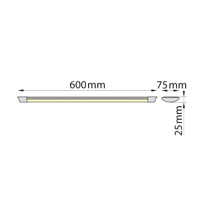 Brilagi - LED Lampada fluorescente AVERO LED/16W/230V 60 cm