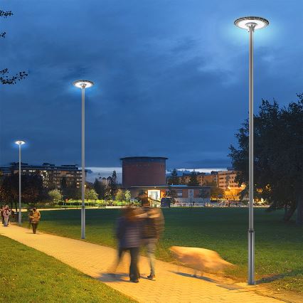 Brilagi - Lampadaire de rue LED d'extérieur avec poteau de 5 m URBANSPARK LED/120W/230V anthracite IP65