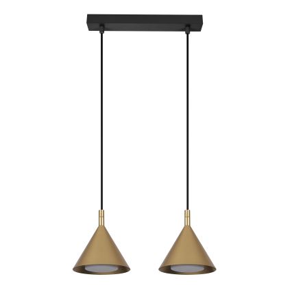 BRILAGI - LED Lampadario a cavo CONE DOUBLE 2xGX53/15W/230V oro