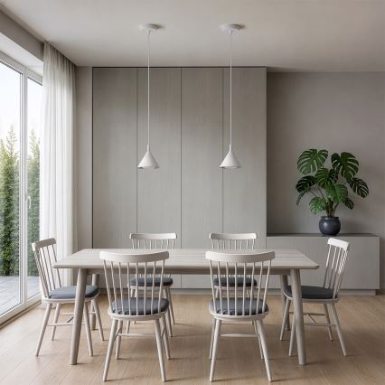 BRILAGI - LED Lampadario a cavo CONE SINGLE 1xGX53/15W/230V bianco