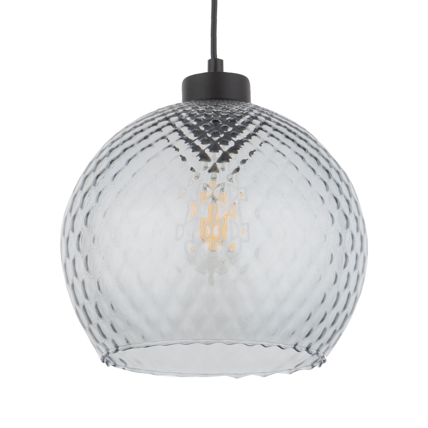 BRILAGI - LED lampadario a cavo RETRO GLASS 2xE27/60W/230V cromo opaco/grigio fumé