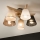 Brilagi - LED  Lampadario a plafone ANTHONY 5xE14/40W/230V quercia
