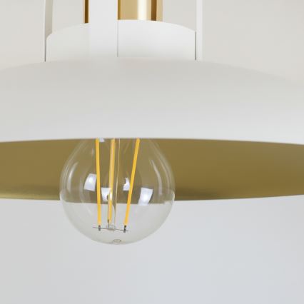 Brilagi - LED Lampadario a plafone FLAMENGO 1xE27/60W/230V bianco