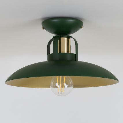 Brilagi - LED Lampadario a plafone FLAMENGO 1xE27/60W/230V verde