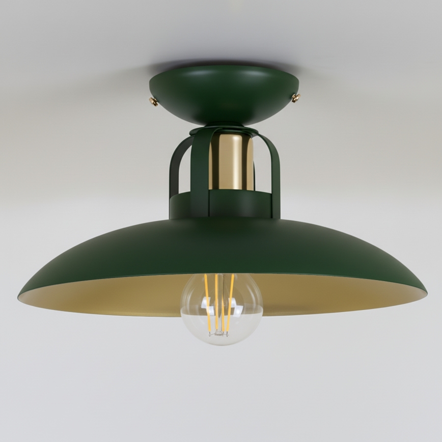 Brilagi - LED Lampadario a plafone FLAMENGO 1xE27/60W/230V verde