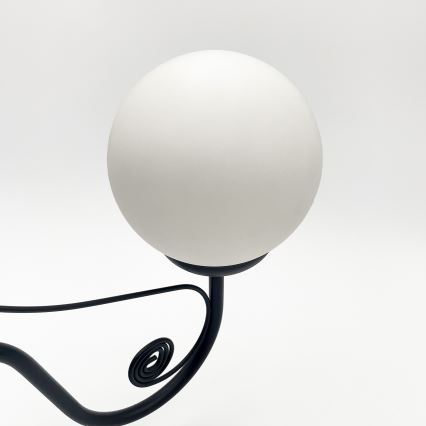 Brilagi - LED Lampadario a sospensione con catena COTTAGE 3xG9/40W/230V nero/bianco