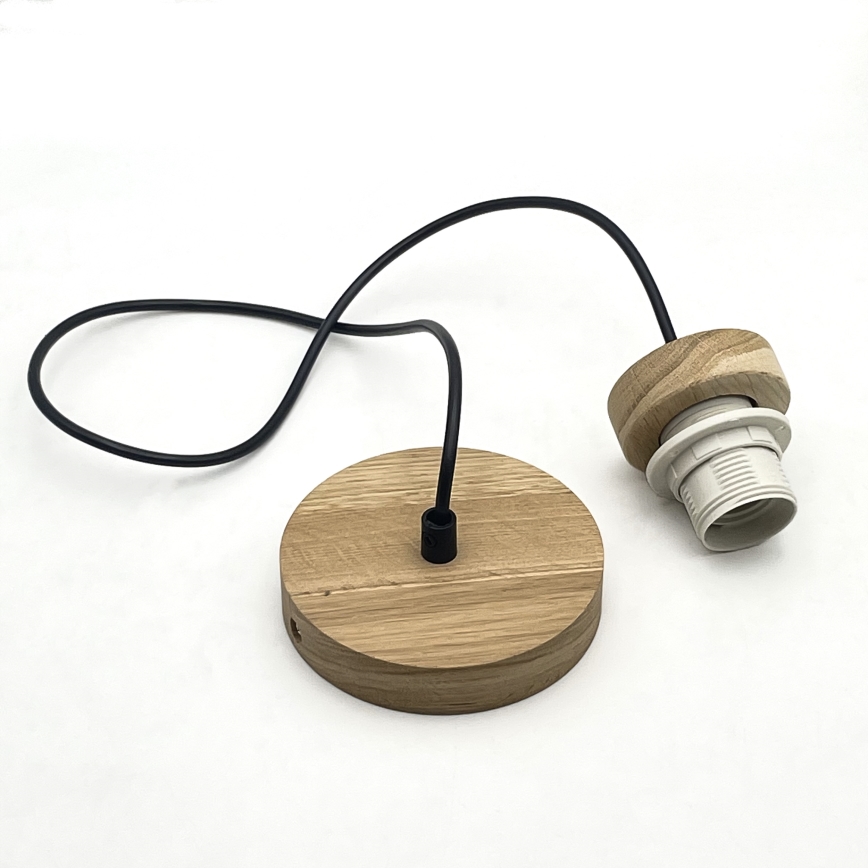 Brilagi - LED Lampadario a sospensione con filo ANTHONY 1xE27/60W/230V quercia/beige