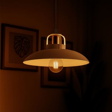 Brilagi - LED Lampadario a sospensione con filo FLAMENGO 1xE27/60W/230V bianco