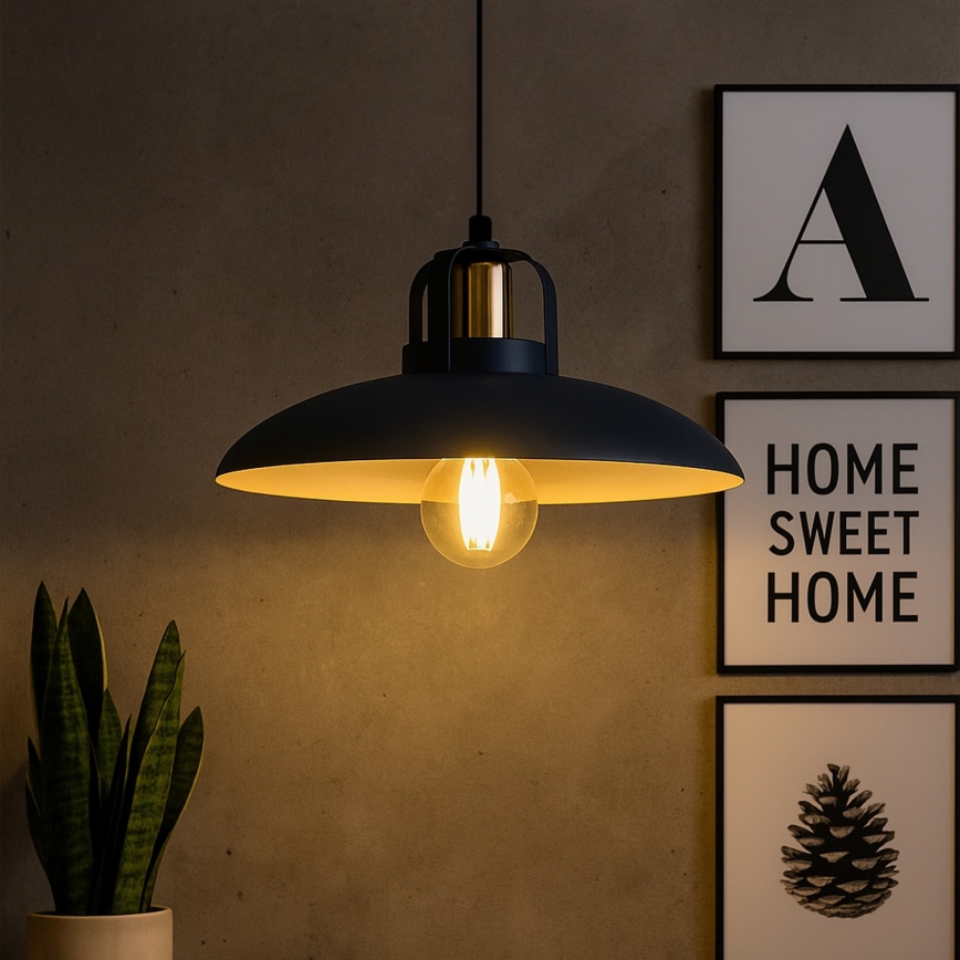Brilagi - LED Lampadario a sospensione con filo FLAMENGO 1xE27/60W/230V blu