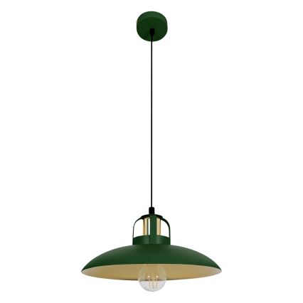 Brilagi - LED Lampadario a sospensione con filo FLAMENGO 1xE27/60W/230V verde