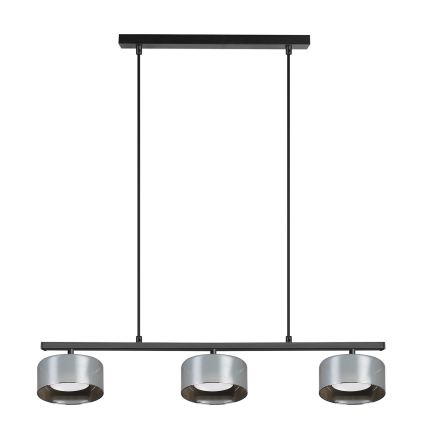 Brilagi - LED Lampadario a sospensione su cavo AURA LUX 3xGX53/30W/230V nero/fumé