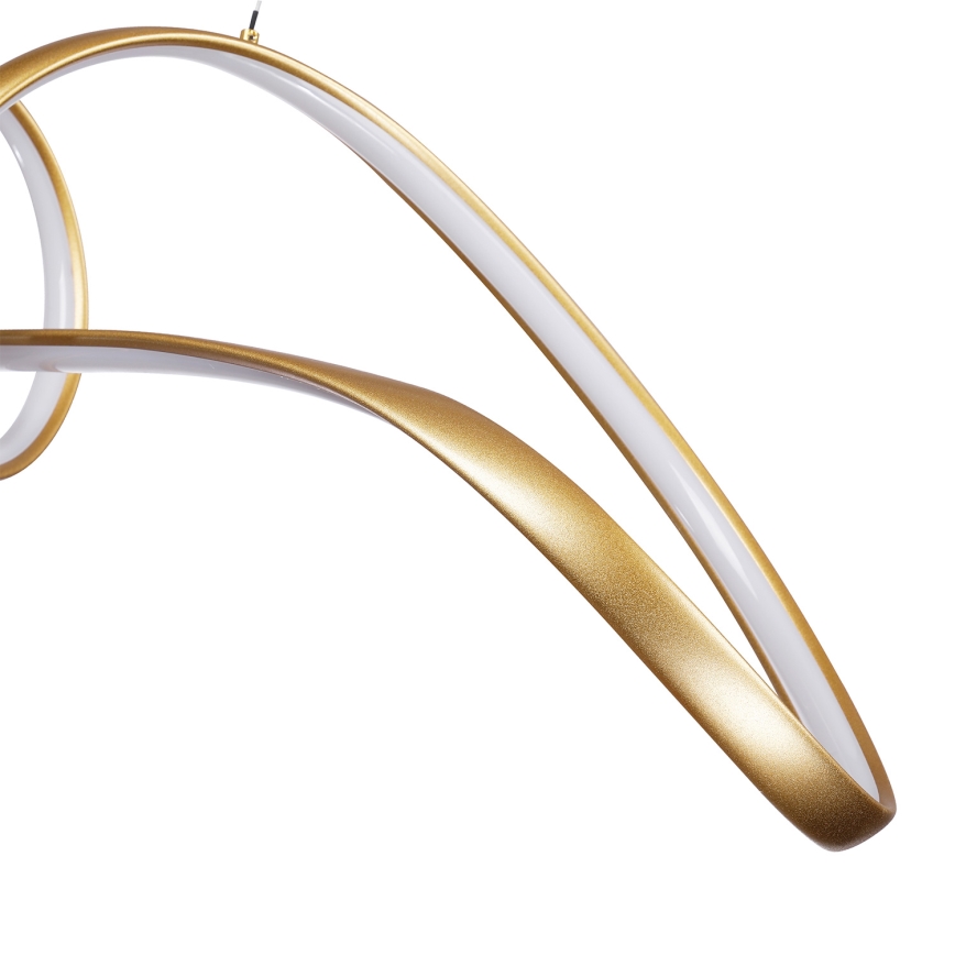 Brilagi - Lampadario LED dimmerabile su cavo TWISTER LED/60W/230V 3000-6000K oro + telecomando