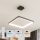 Brilagi - LED lampadario sospeso dimmerabile con cavo FALCON SLIM LED/50W/230V 3000-6500K 50x50 cm nero + telecomando