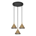 BRILAGI - LED Lampadario su cavo CONE TRIPLE ROUND 3xGX53/15W/230V oro
